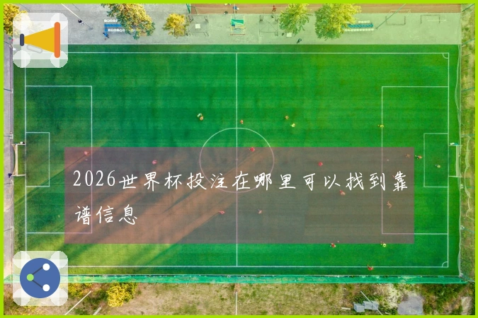 2026世界杯投注在哪里可以找到靠谱信息